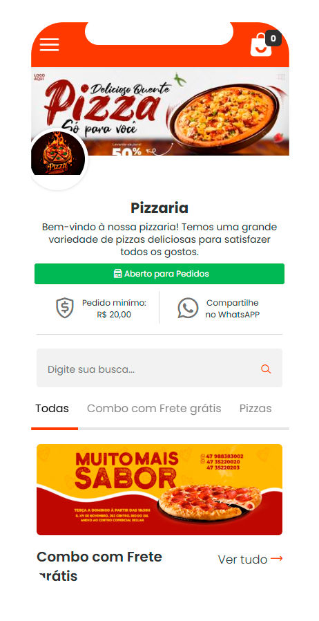 Demonstração Pizzaria